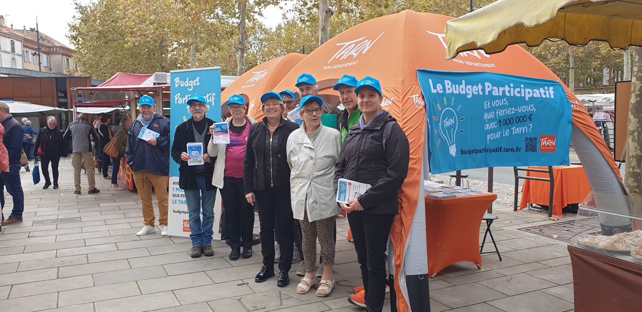 Image d'illustration pour : 25.10.24 Les marchés du Budget Participatif Tarnais au marché de Gaillac Image d'illustration pour : 25.10.24 Les marchés du Budget Participatif Tarnais au marché de Gaillac
